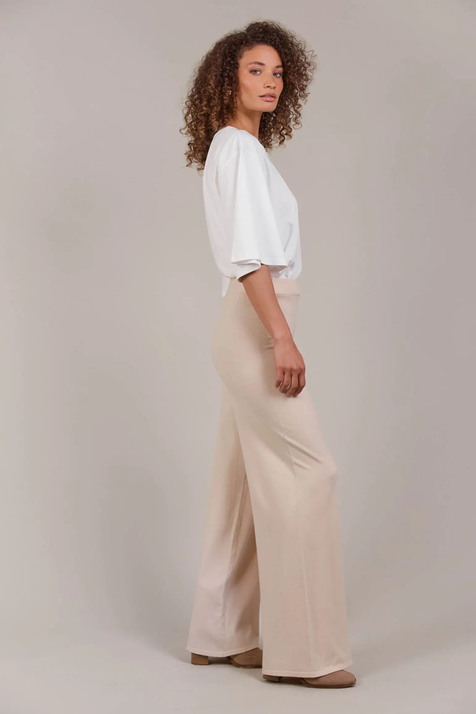 Palmer Knit Pant - Ecru