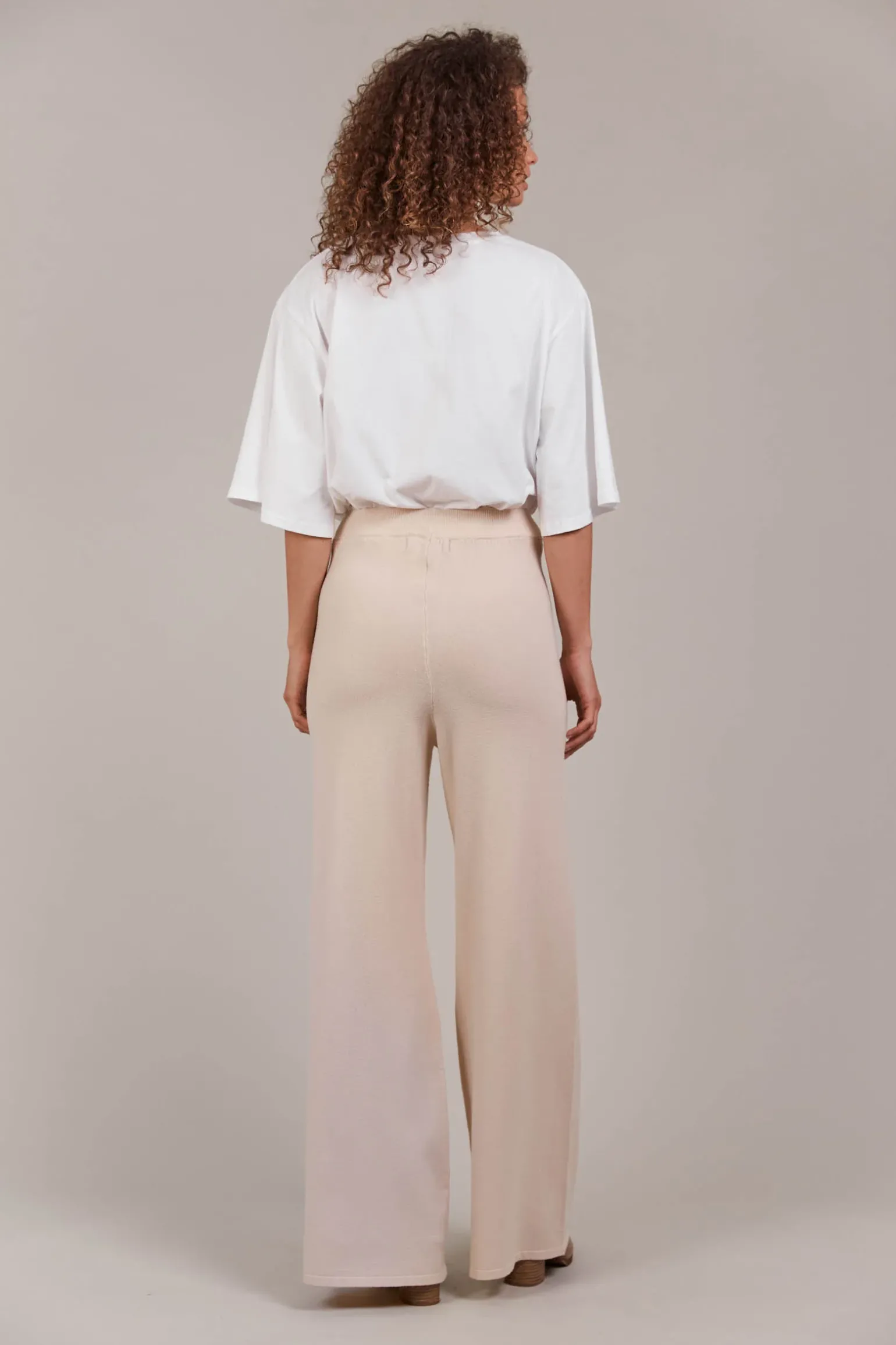 Palmer Knit Pant - Ecru