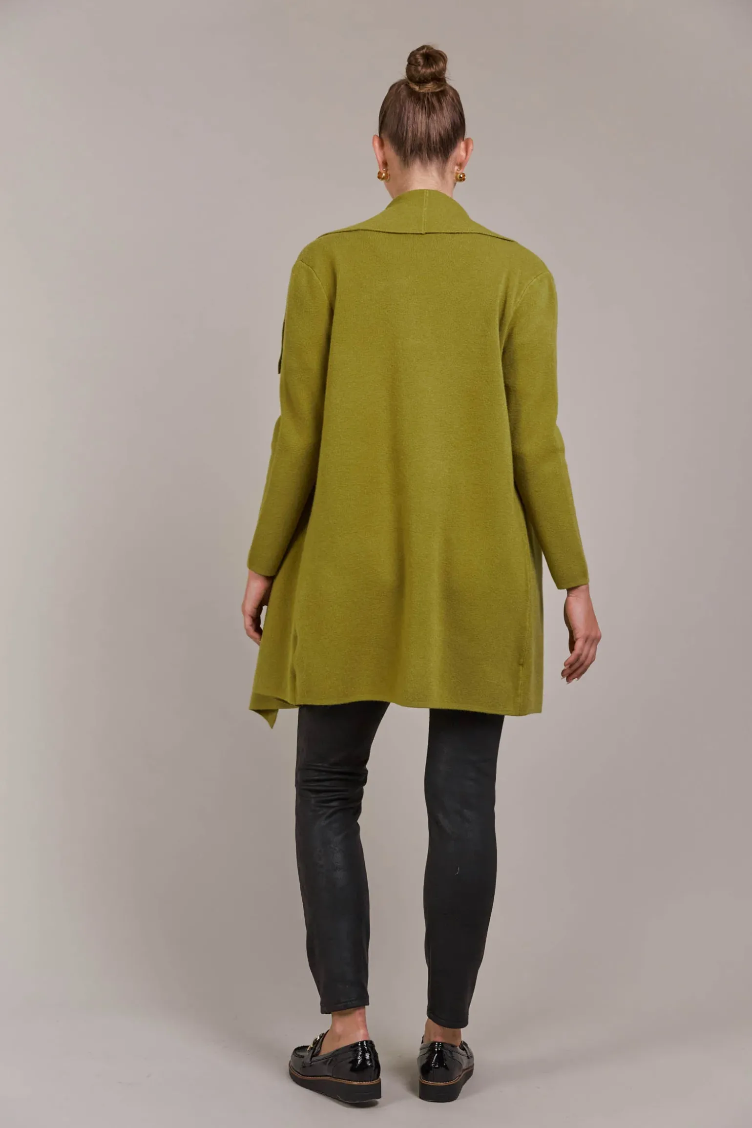 Palmer Relaxed Cardigan - Chartreuse