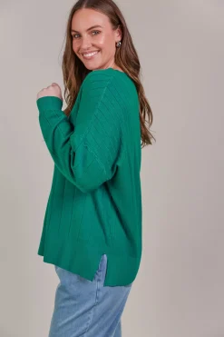 Palmer Relaxed Knit - Teal