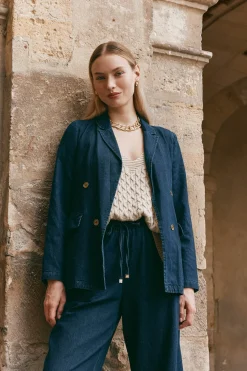Pepi Denim Blazer - Oxford