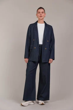 Pepi Denim Blazer - Oxford