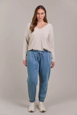 Pepi Relaxed Denim Pant - Denim