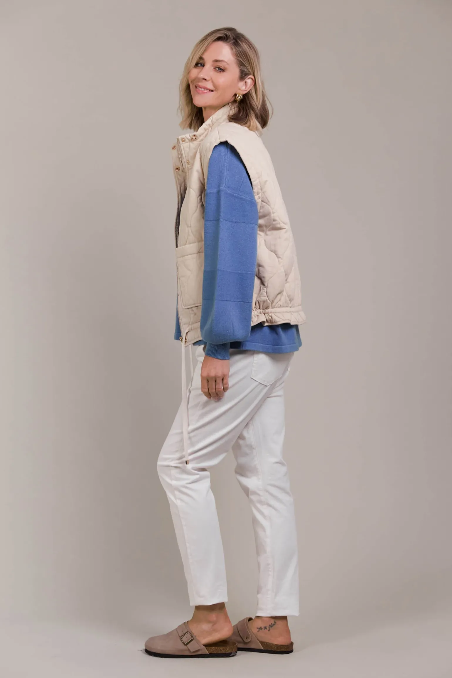 Pepi Vest - Ecru