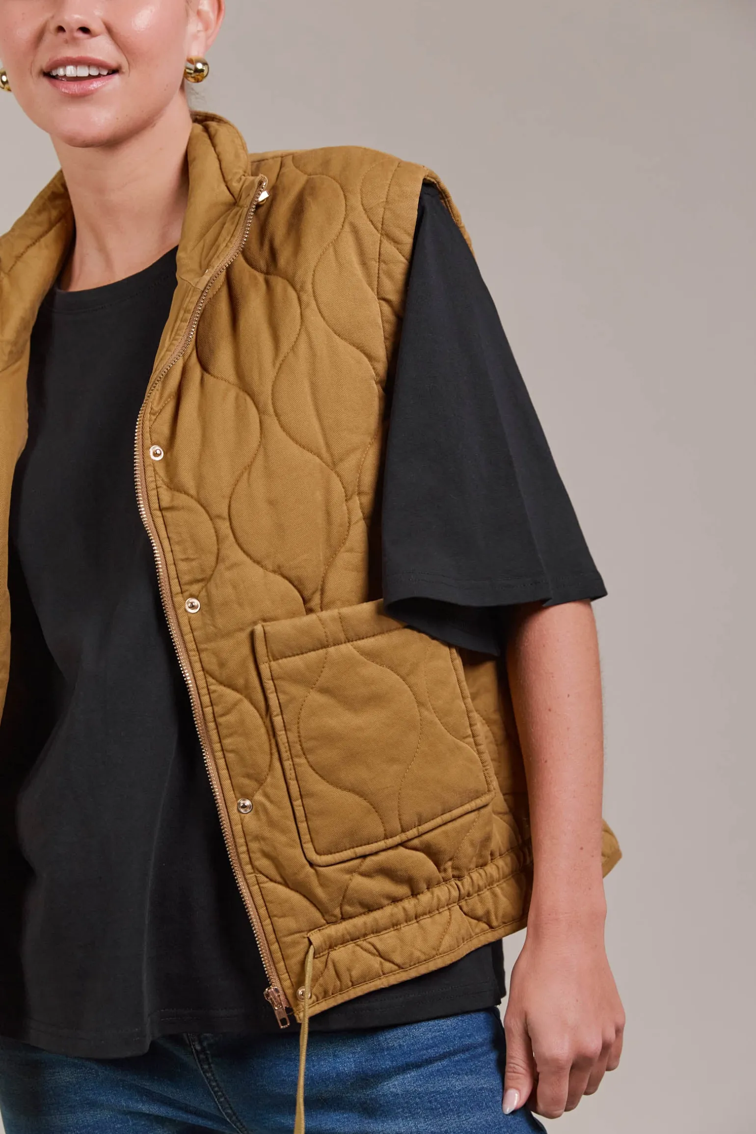 Pepi Vest - Tobacco