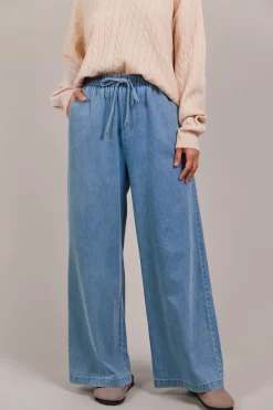 Pepi Wide Denim Pant - Denim