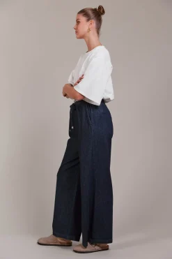 Pepi Wide Denim Pant - Oxford