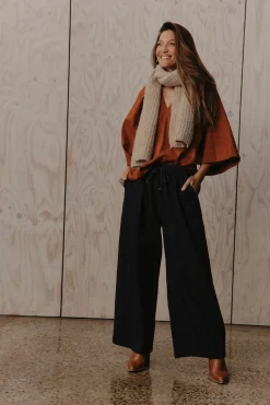Pepi Wide Denim Pant - Oxford