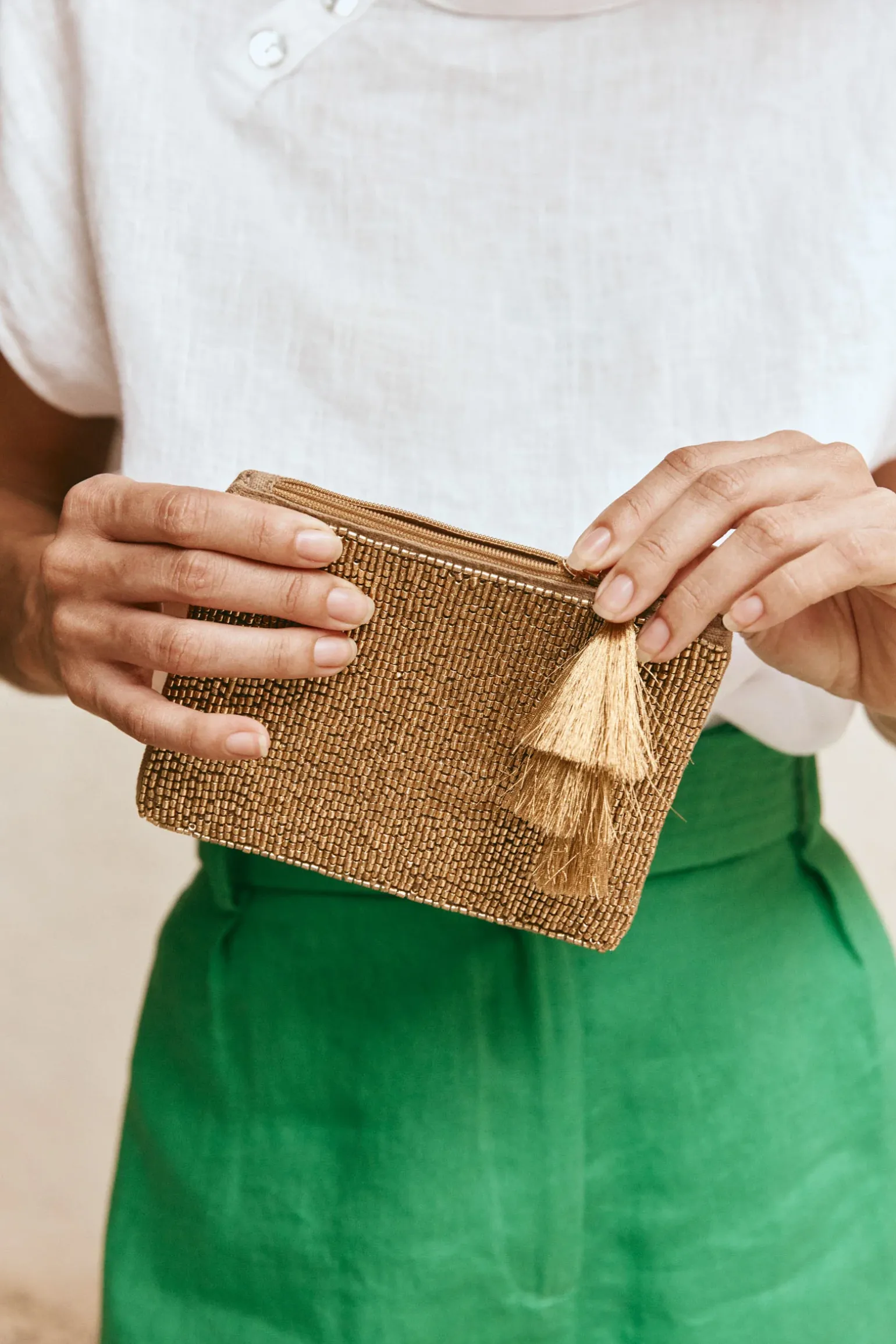 Playa Pouch - Gold