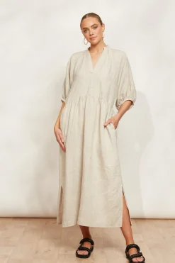 Seraphic Tie Dress - Dune