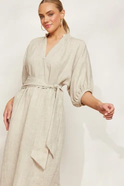 Seraphic Tie Dress - Dune