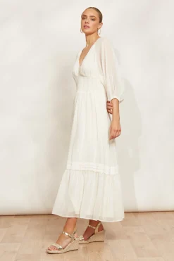 Sereno Maxi Dress - Pearl