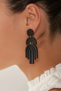 Shoal Earring - Sable