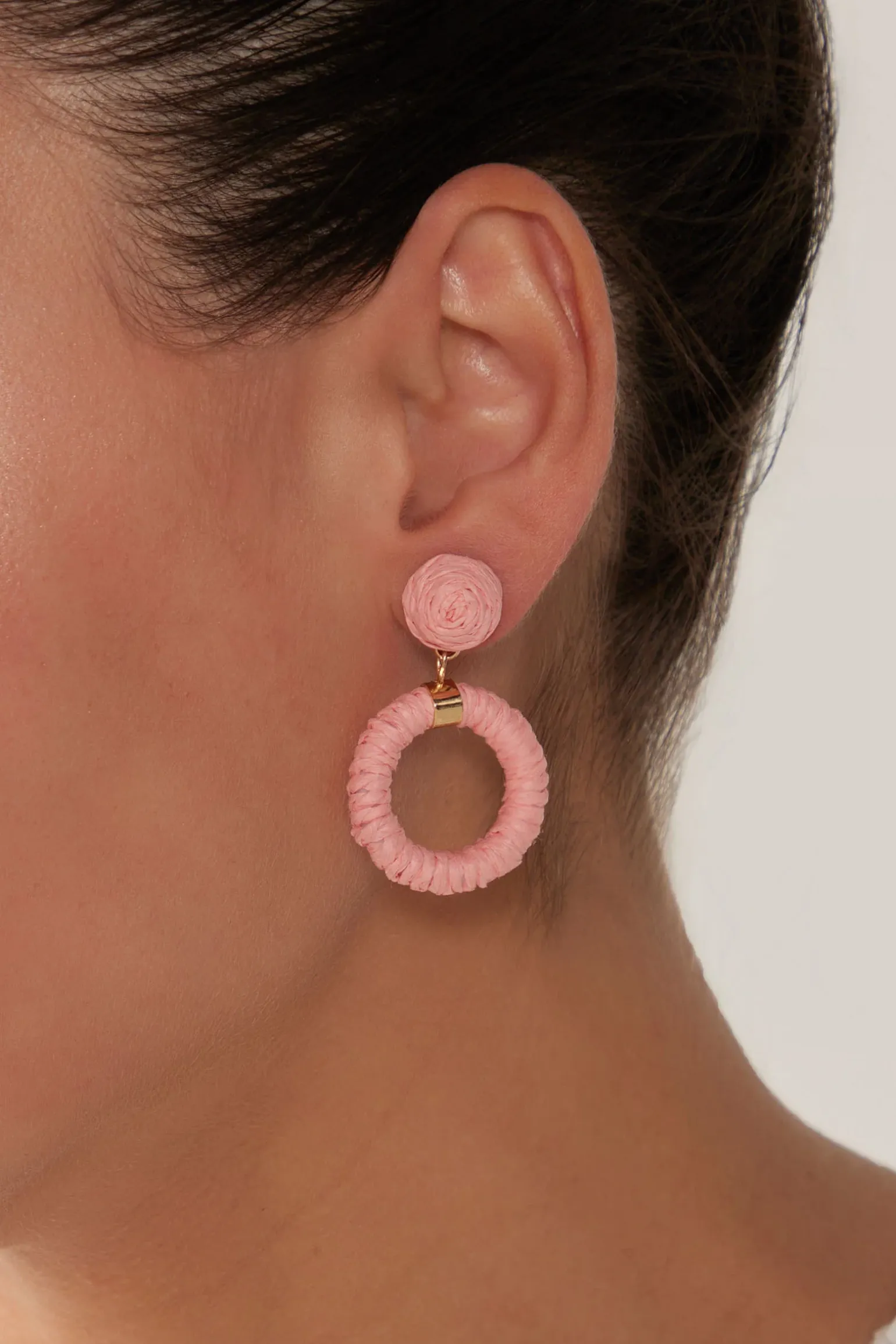 Sojourn Round Earring - Cameo