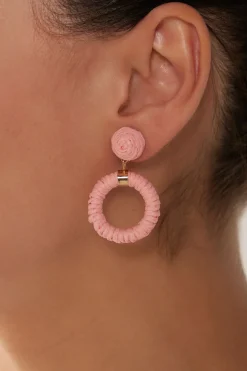 Sojourn Round Earring - Cameo