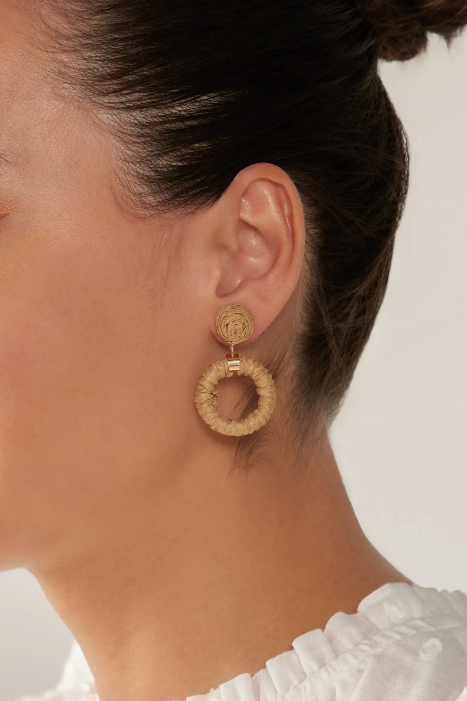 Sojourn Round Earring - Dune