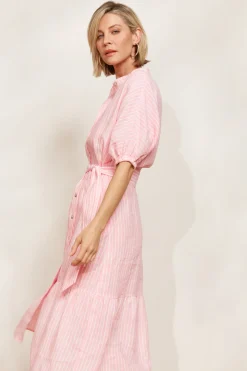 Sojourn Stripe Dress - Cameo