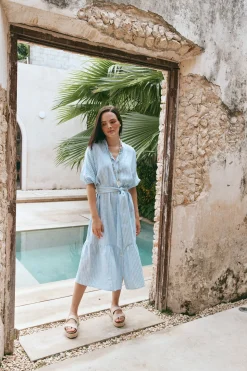 Sojourn Stripe Dress - Coast