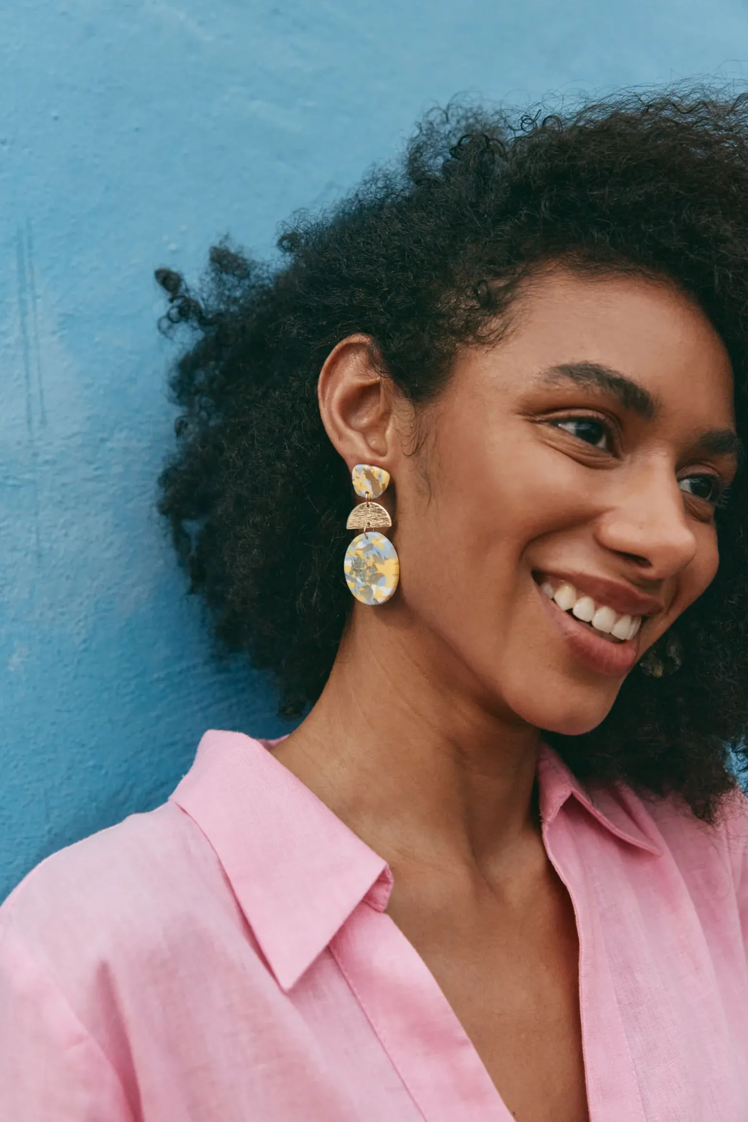 Solstice Lemon Earring - Teardrop