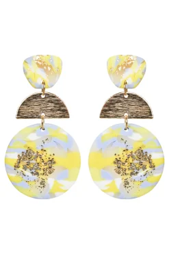 Solstice Lemon Earring - Teardrop