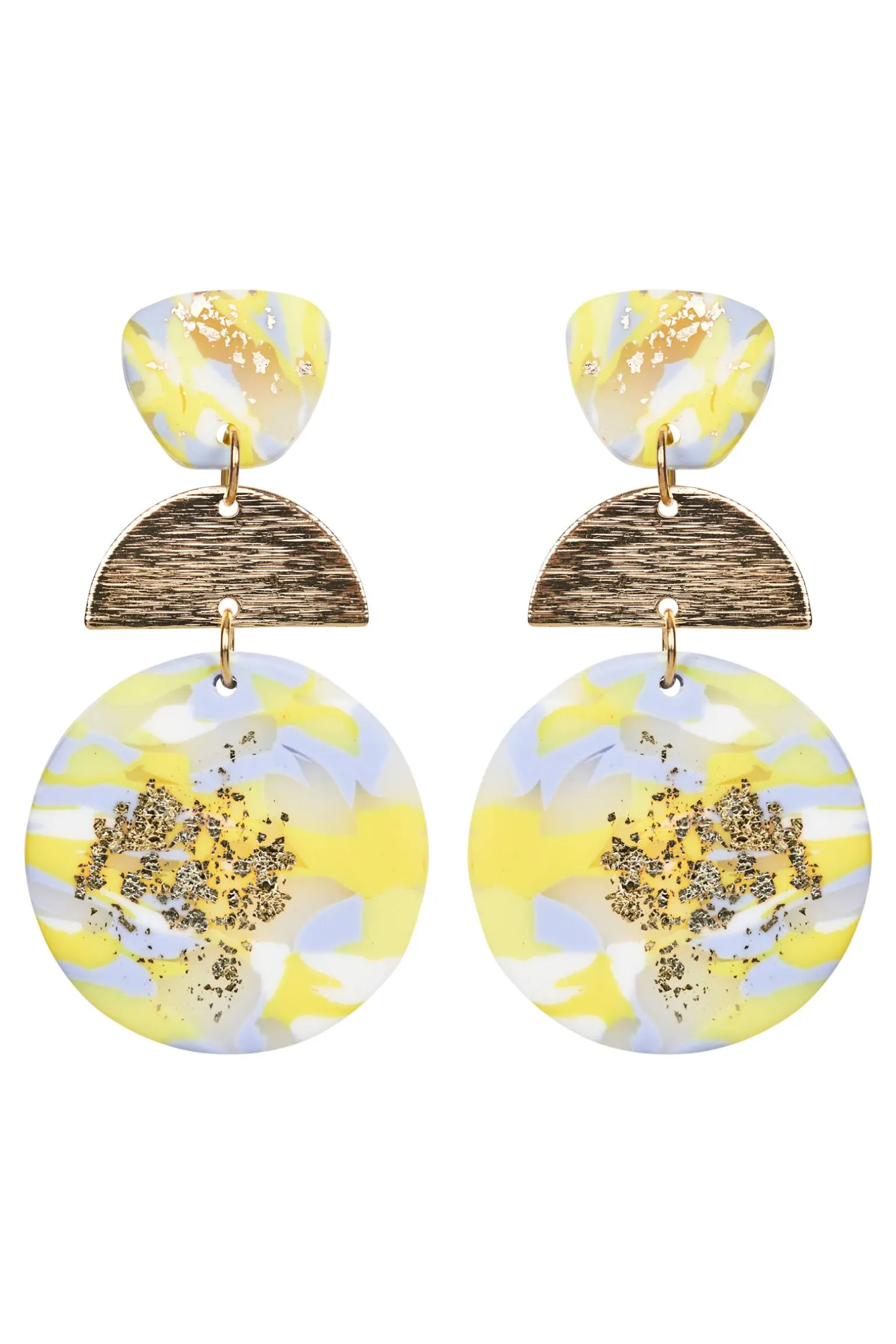 Solstice Lemon Earring - Teardrop