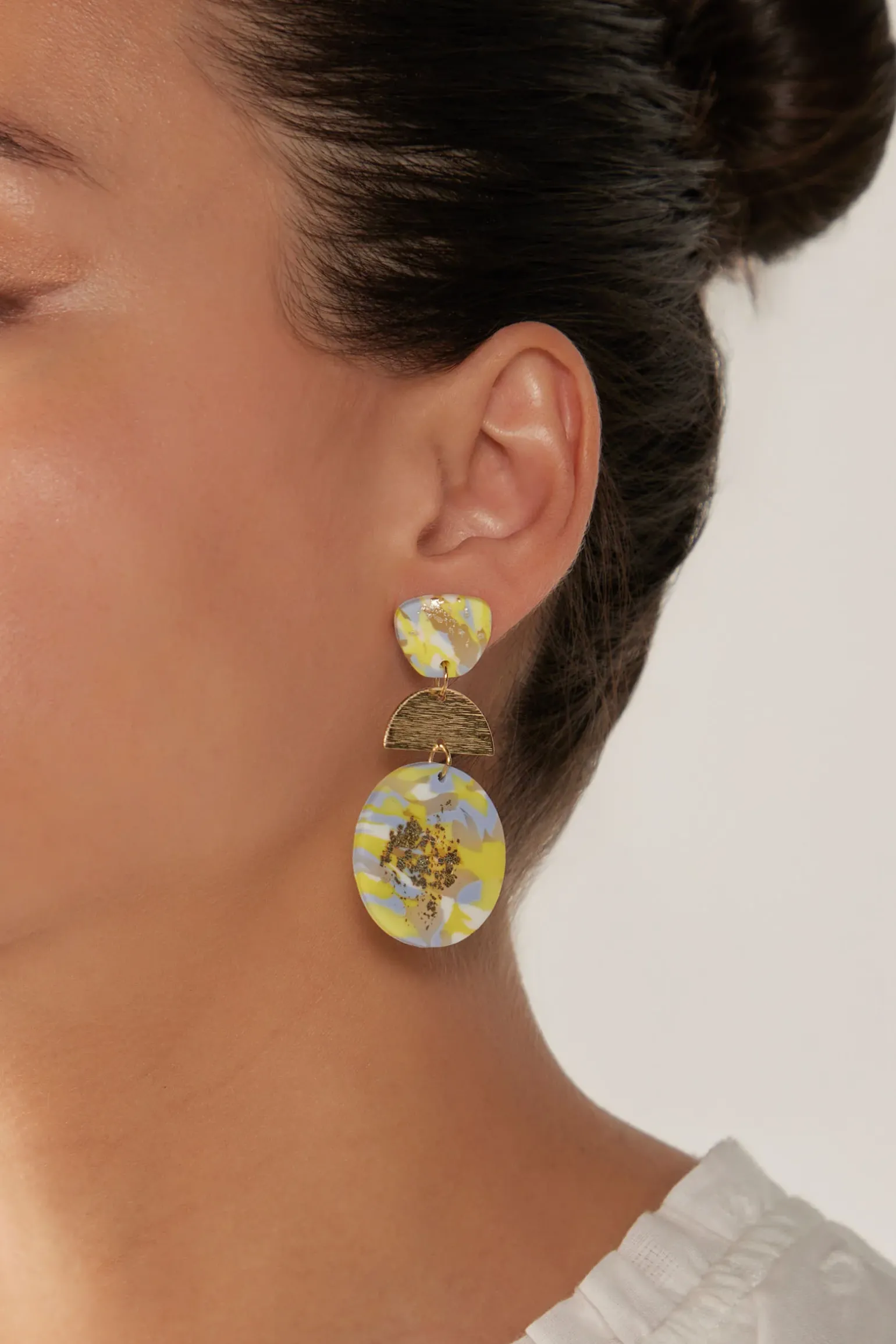 Solstice Lemon Earring - Teardrop