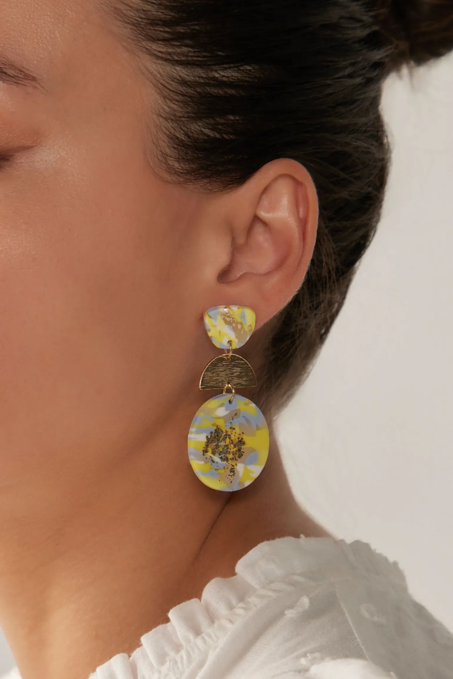 Solstice Lemon Earring - Teardrop