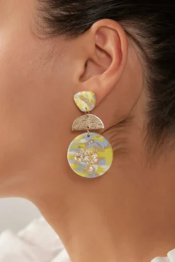 Solstice Lemon Earring - Teardrop