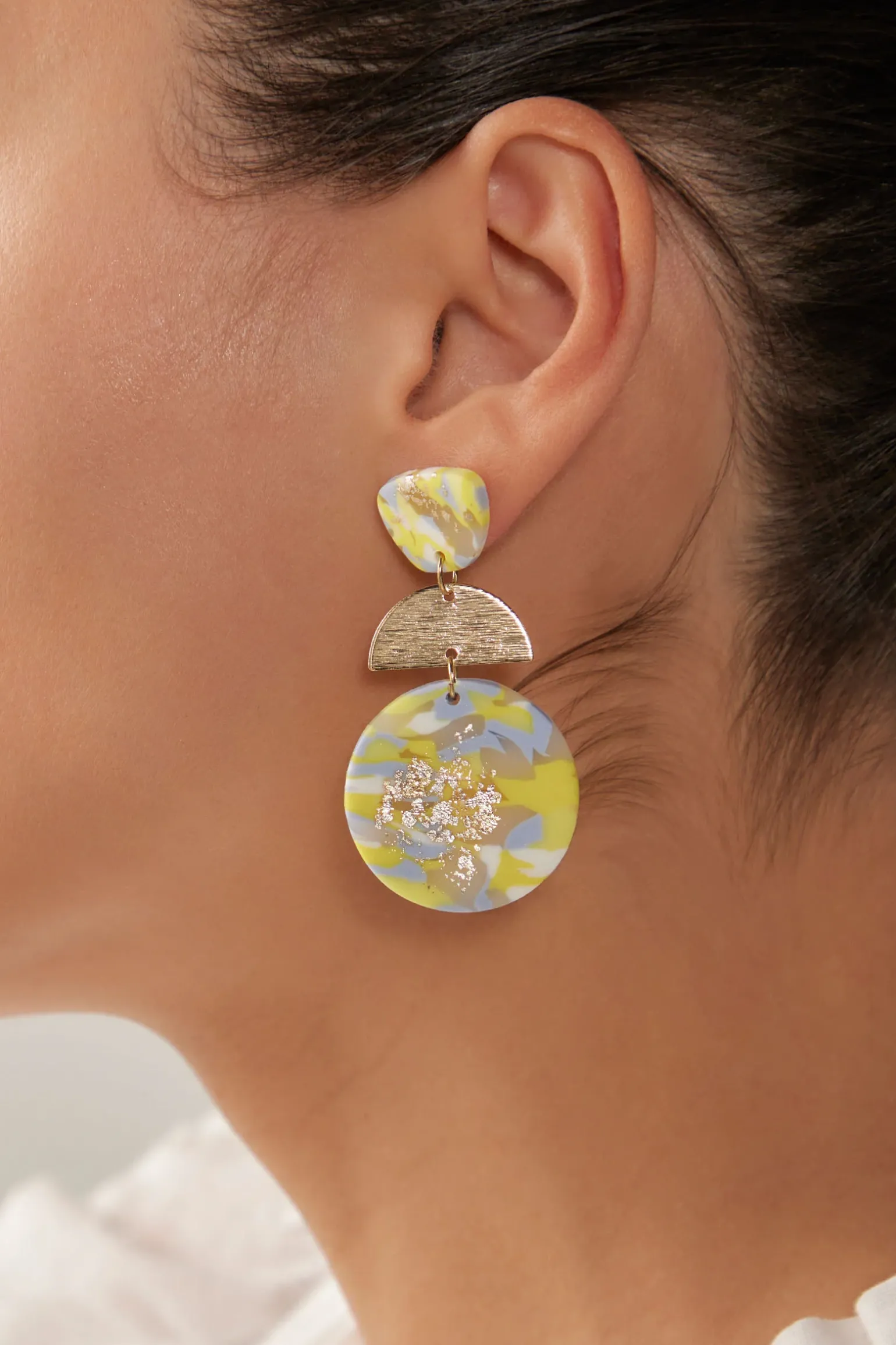 Solstice Lemon Earring - Teardrop