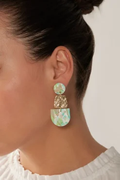 Solstice Mint Earring - Drop