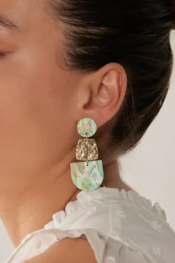 Solstice Mint Earring - Drop