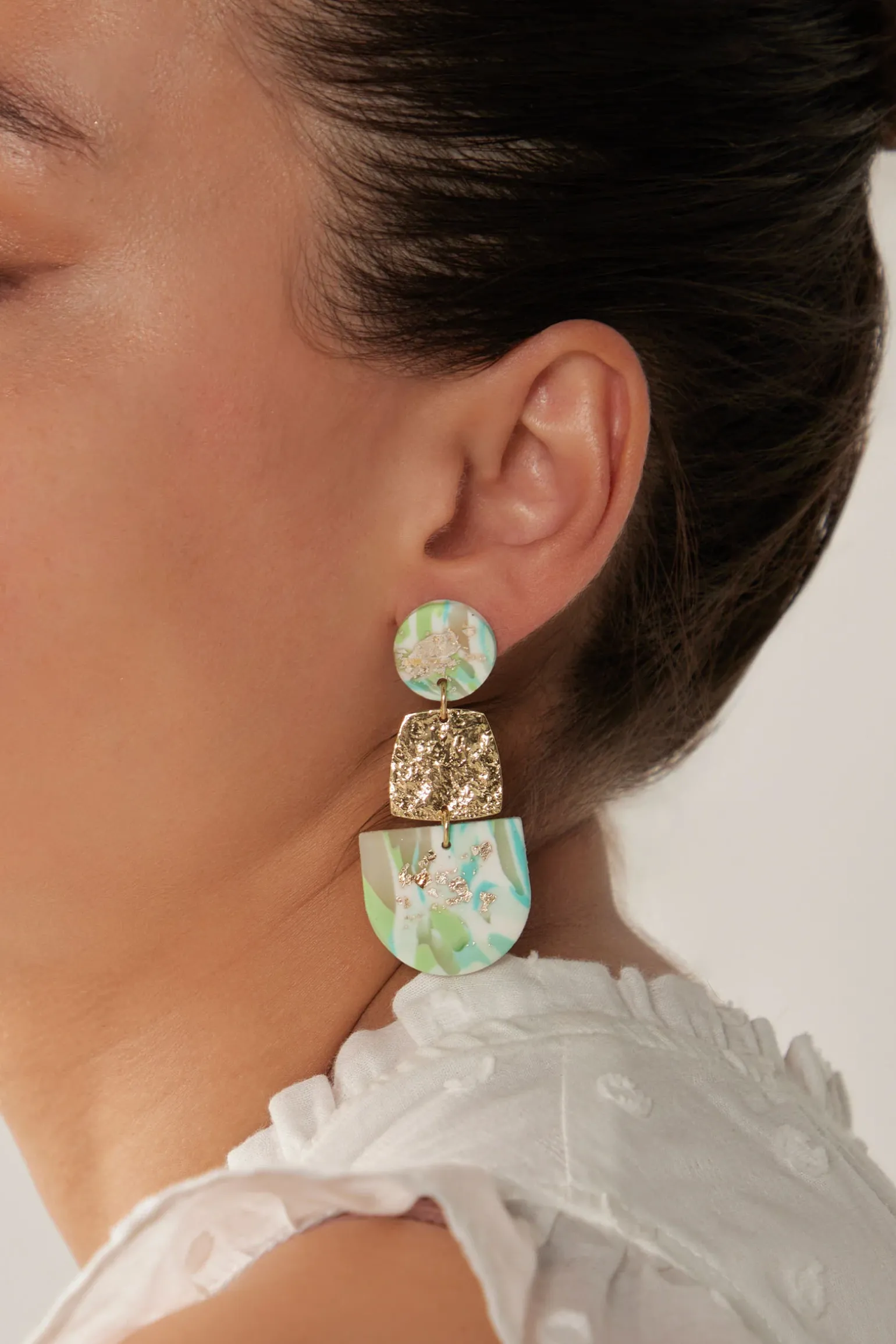 Solstice Mint Earring - Drop