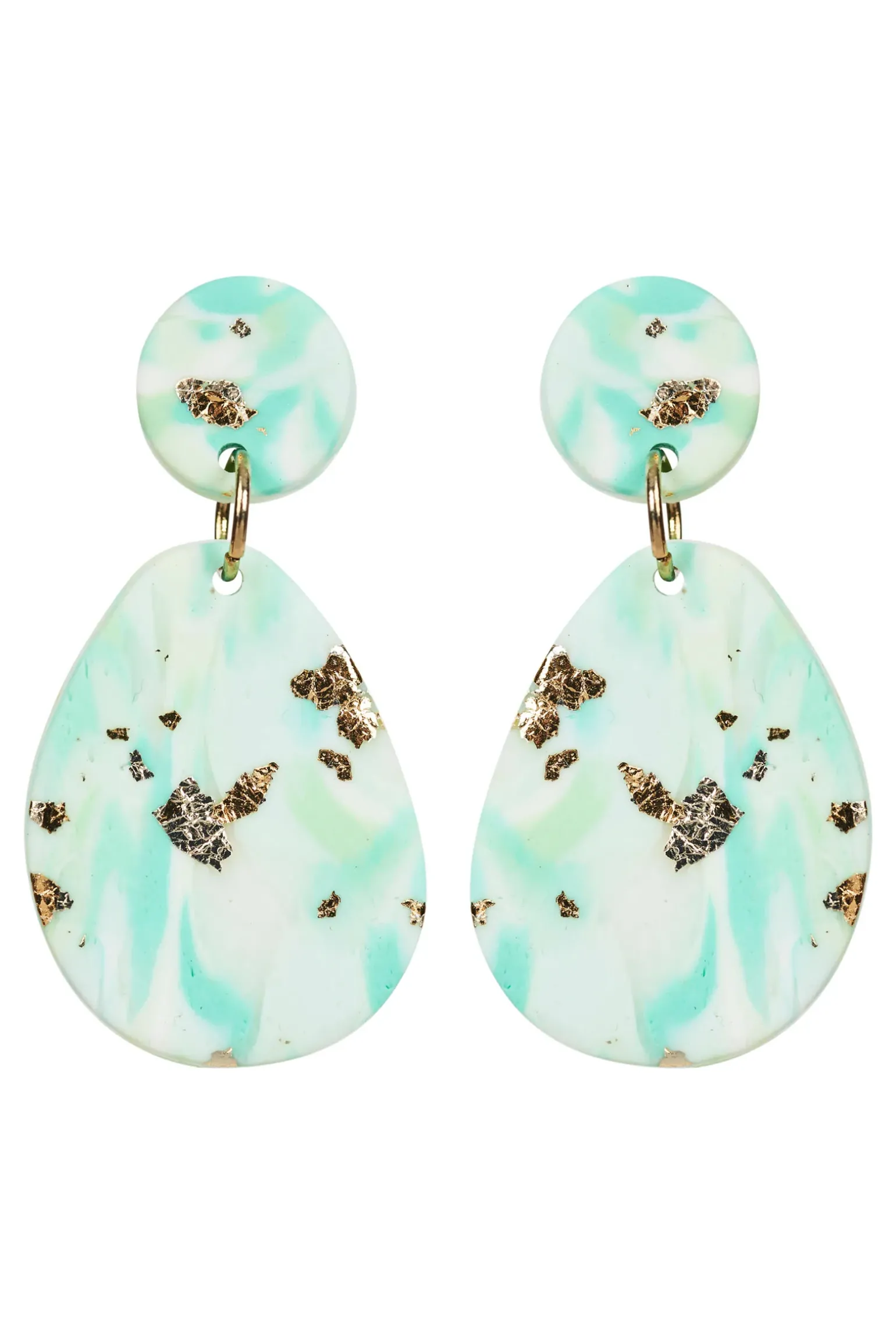Solstice Mint Earring - Teardrop