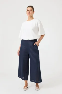 Studio Crop Pant - Navy