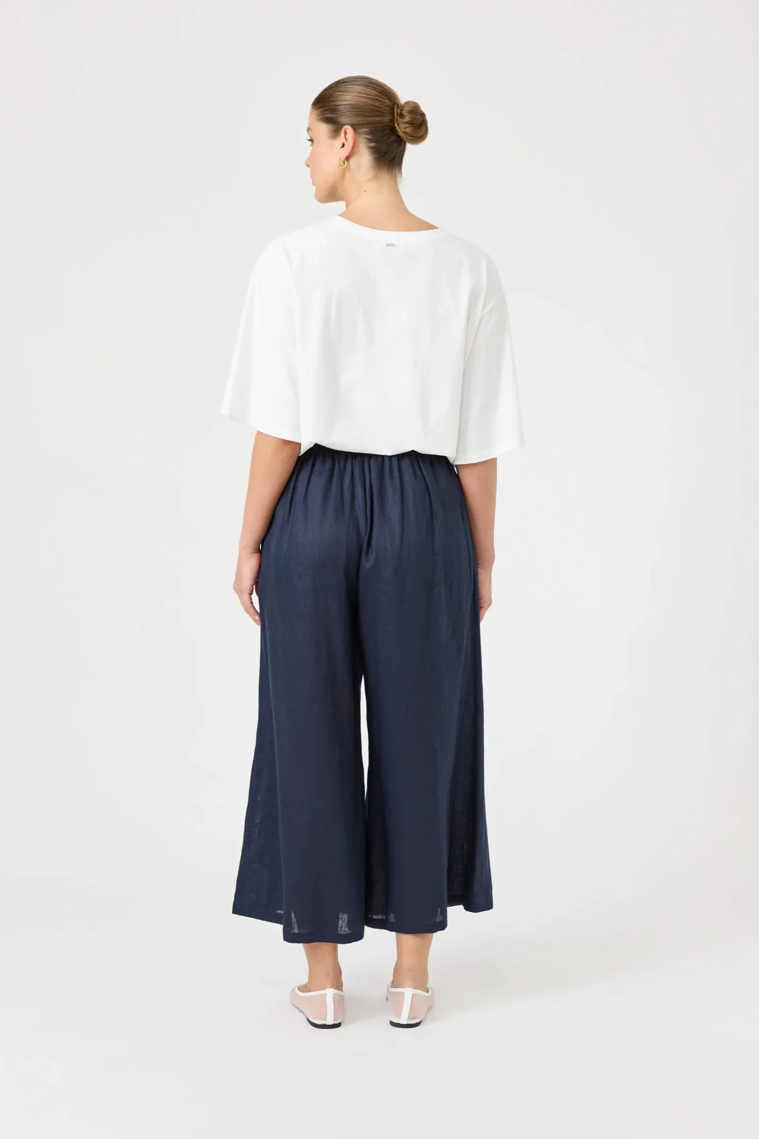 Studio Crop Pant - Navy