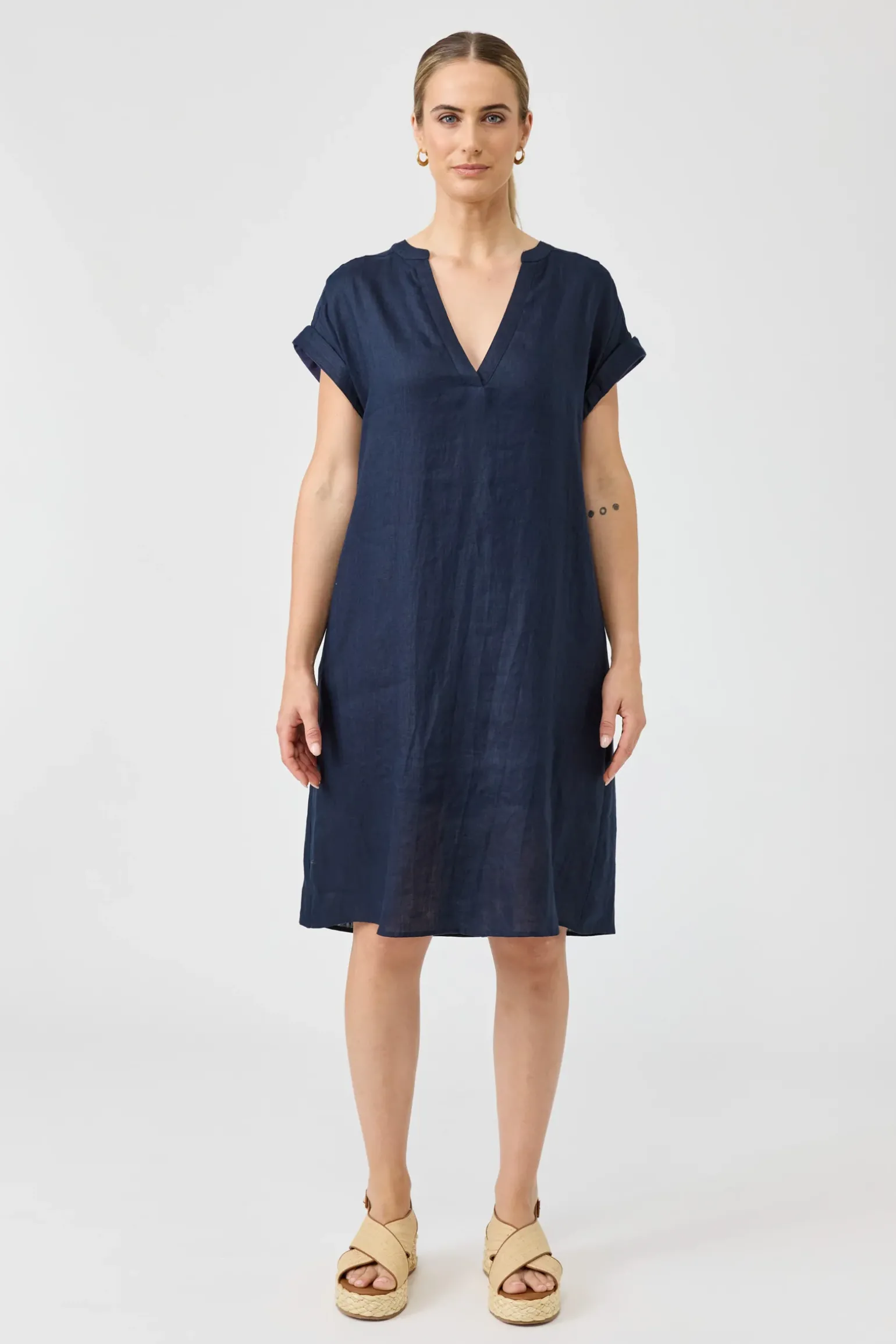Studio Dress - Navy
