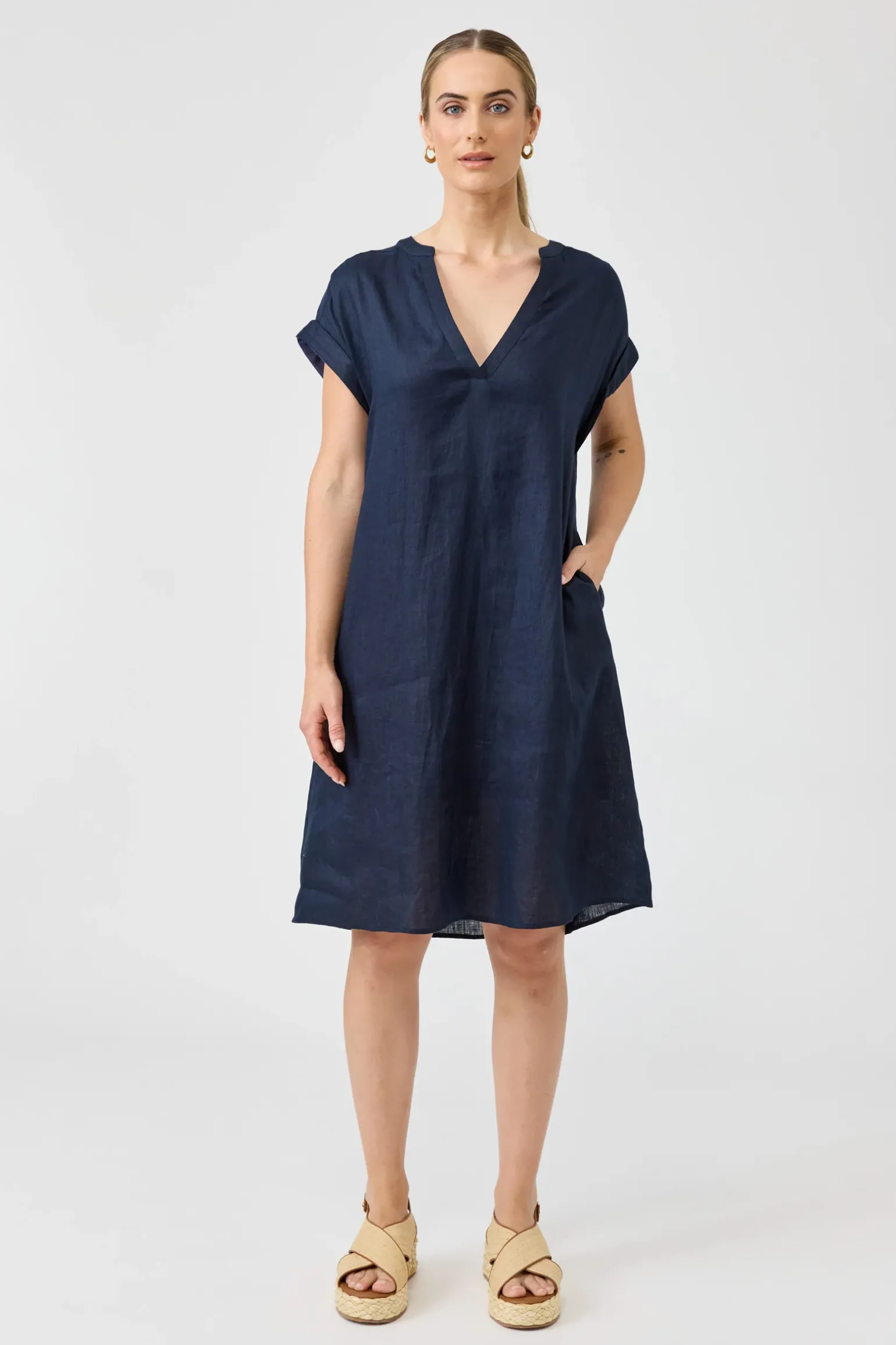 Studio Dress - Navy