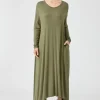 Studio Jersey Dress - Fern