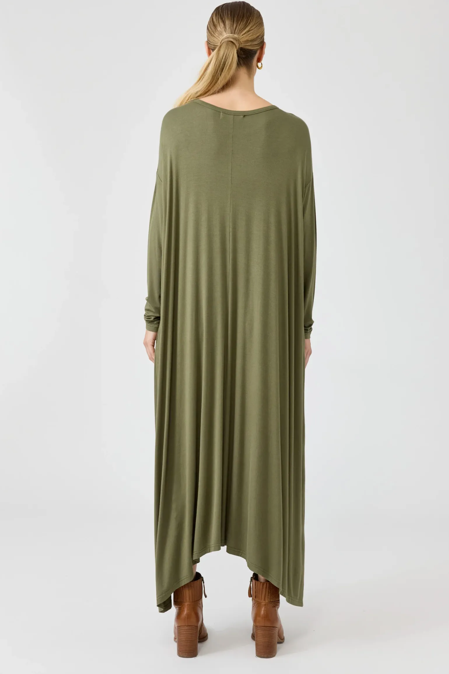 Studio Jersey Dress - Fern