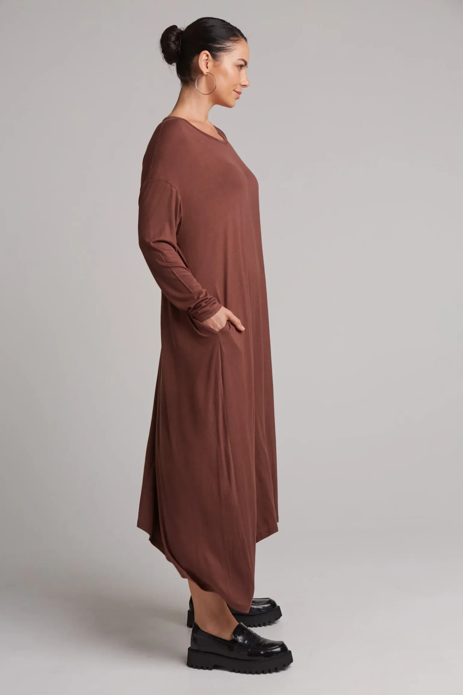 Studio Jersey Dress - Mocha
