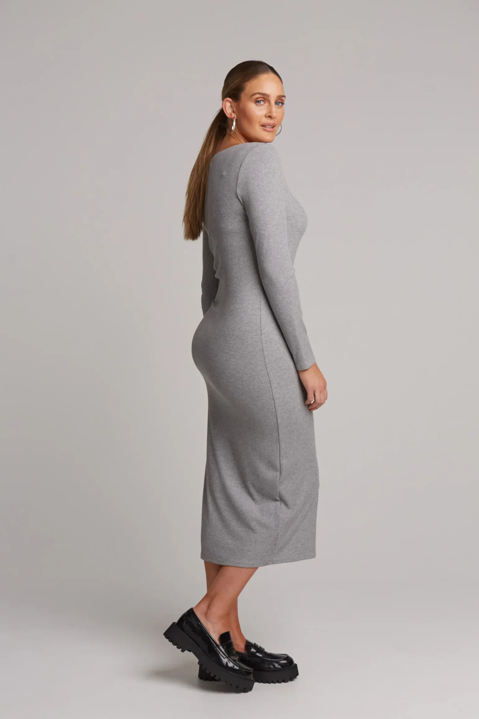 Studio Jersey Maxi - Gray