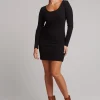 Studio Jersey Mini Dress - Ebony