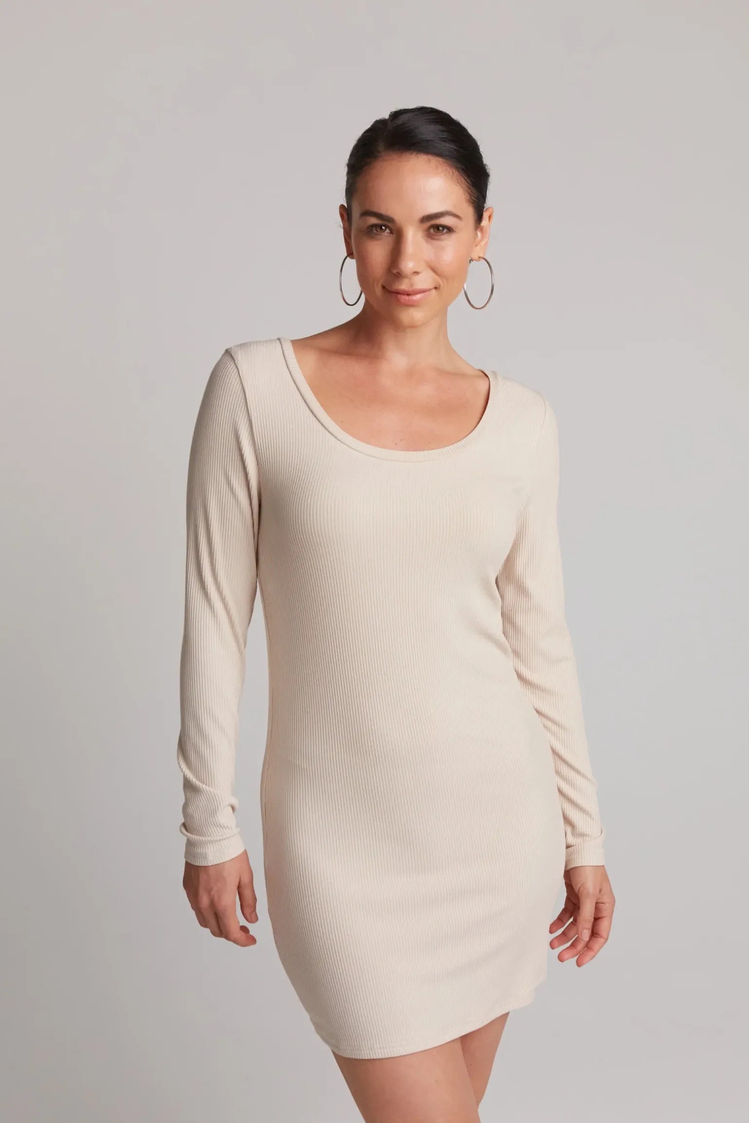 Studio Jersey Mini Dress - Tusk