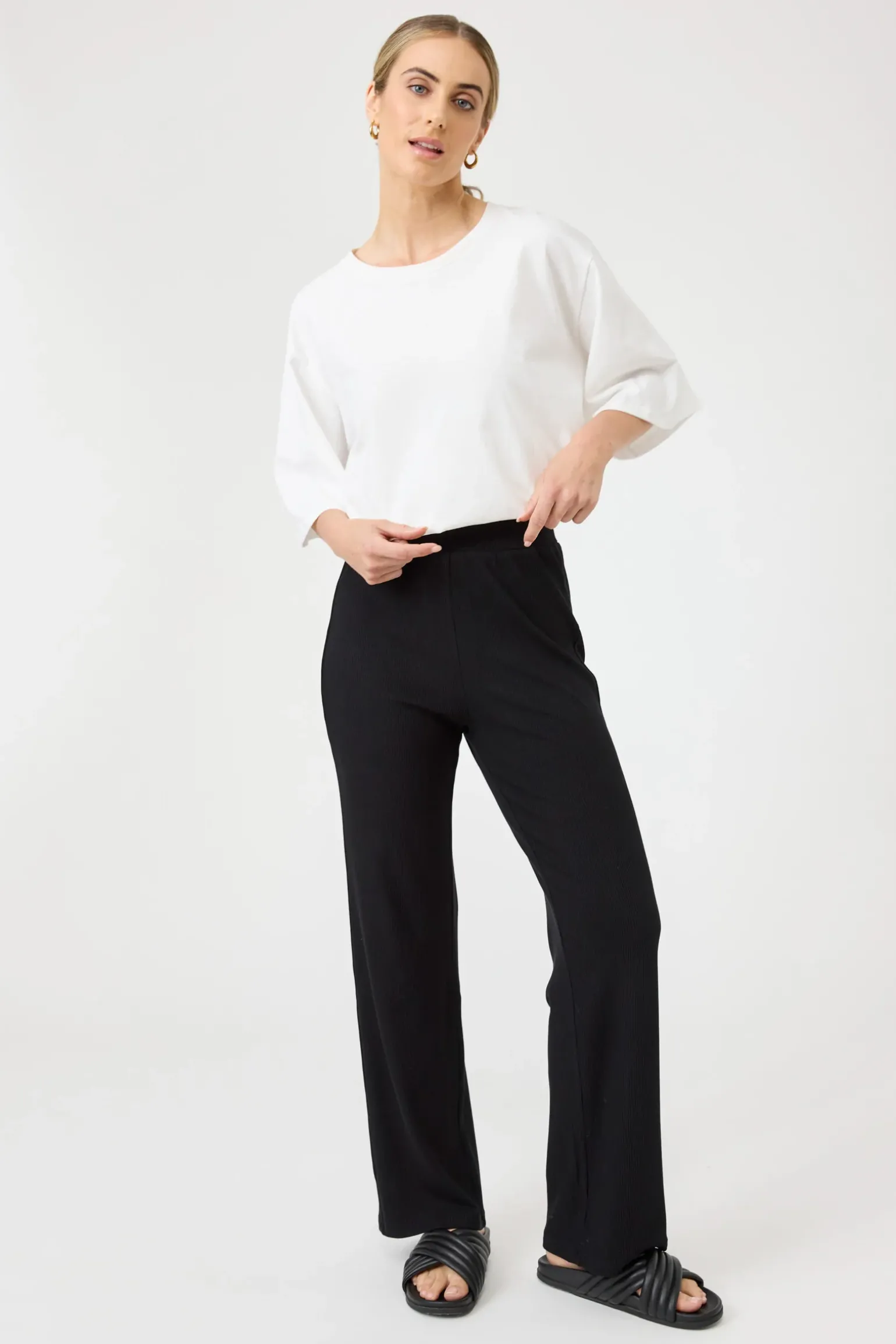 Studio Jersey Pant - Ebony