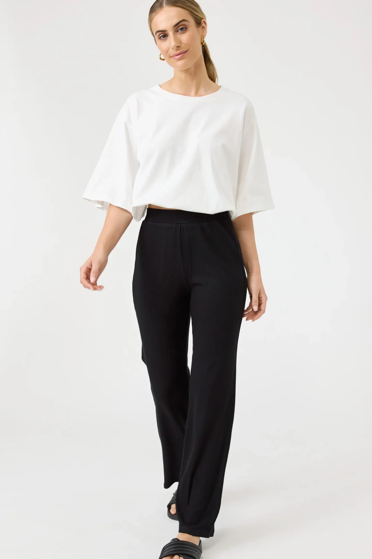 Studio Jersey Pant - Ebony