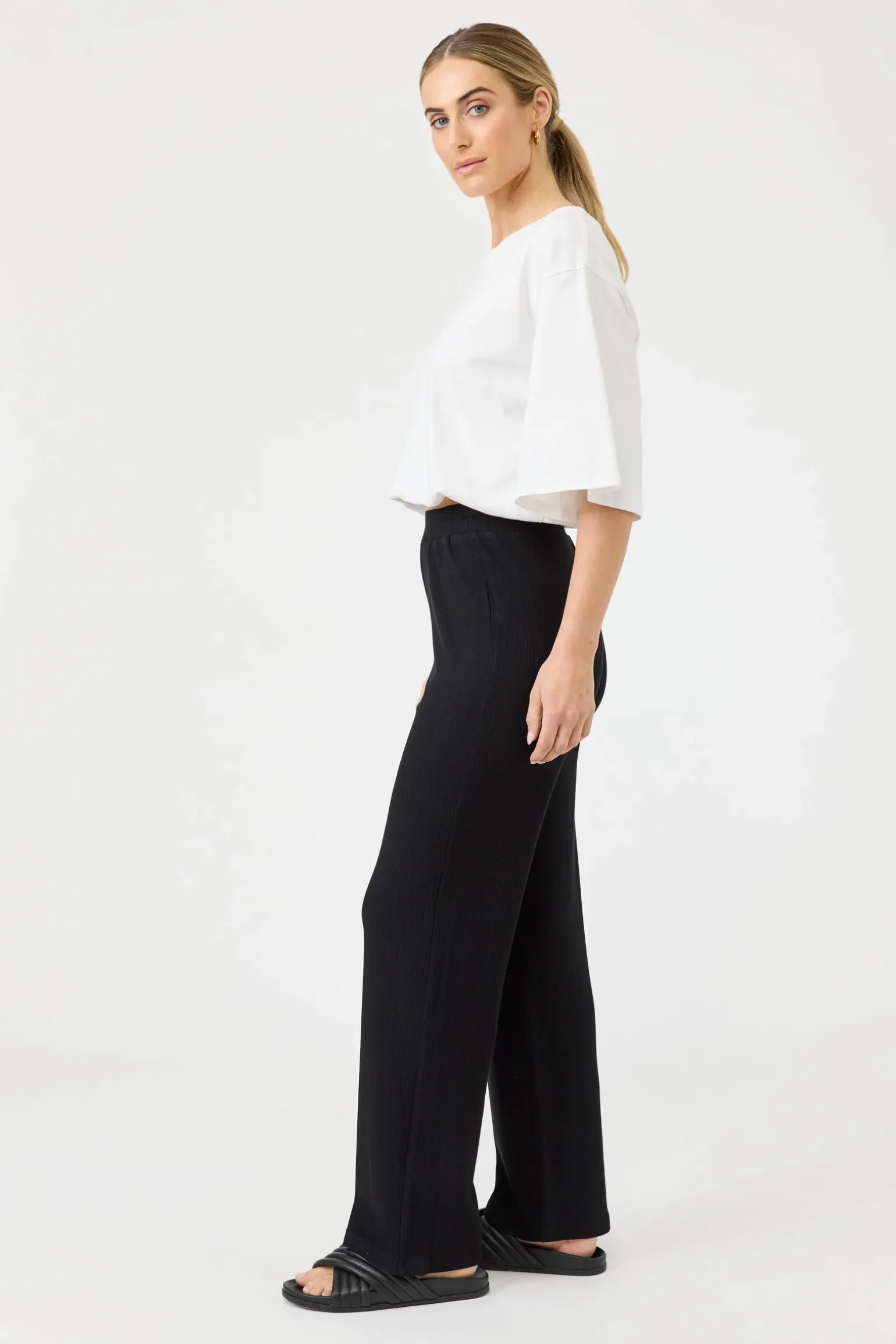Studio Jersey Pant - Ebony