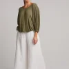 Studio Jersey Relaxed Top - Fern