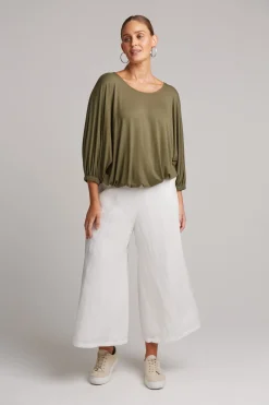Studio Jersey Relaxed Top - Fern