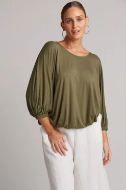 Studio Jersey Relaxed Top - Fern
