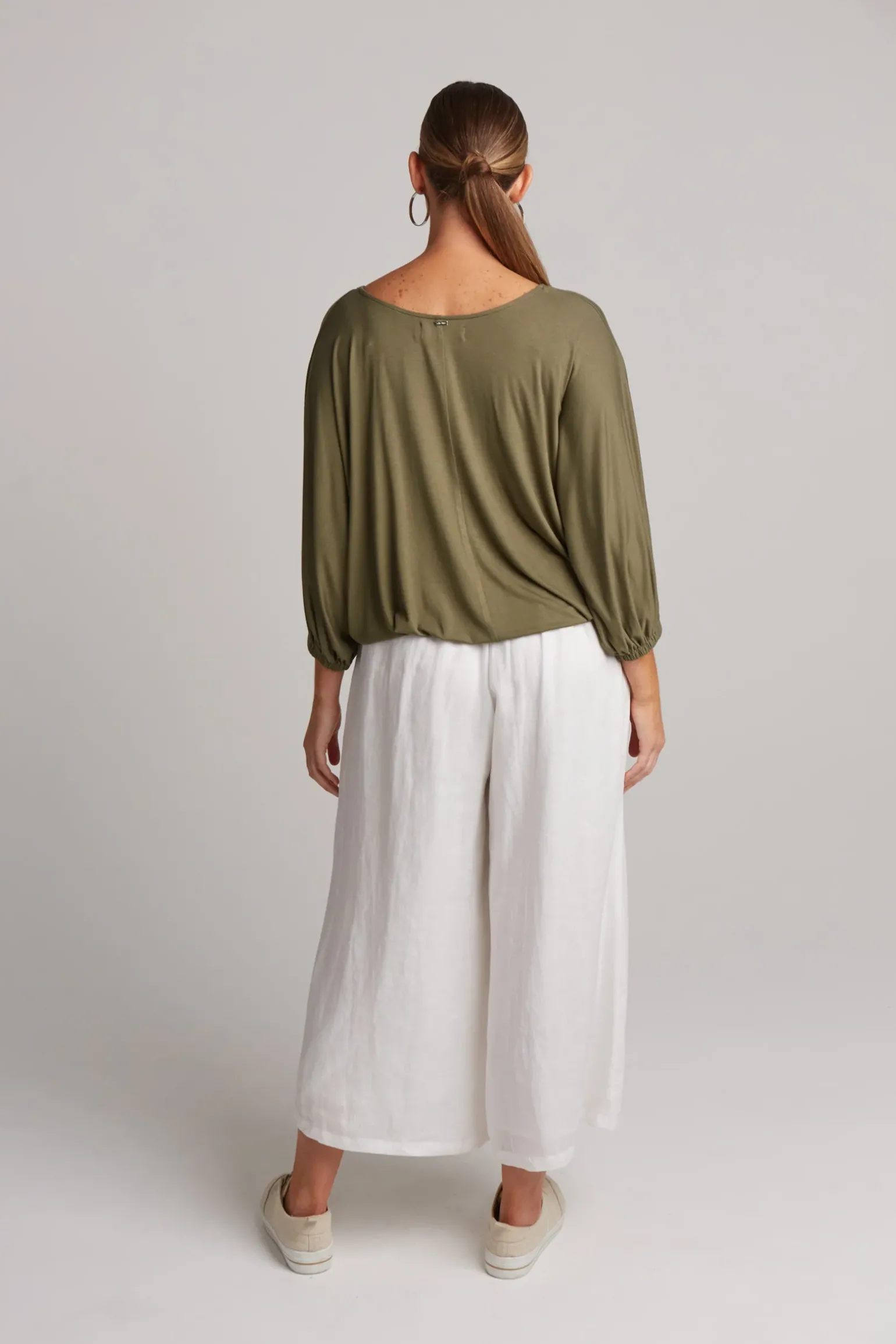 Studio Jersey Relaxed Top - Fern